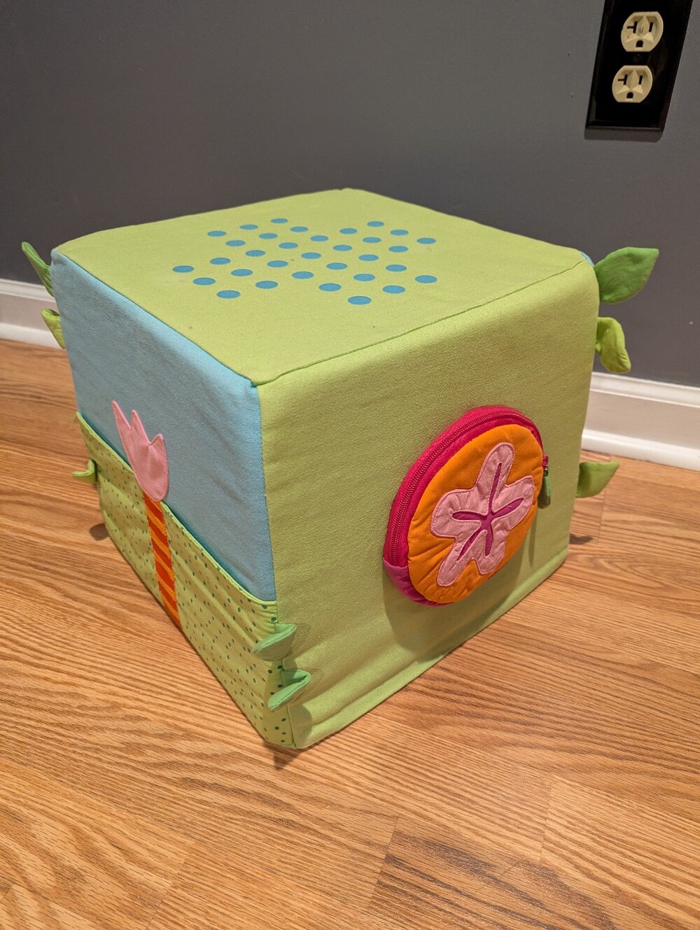 Haba Blossom Flower Ottoman Game Board Children Decor